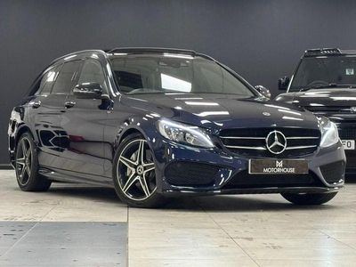 Blue Used 2018 Mercedes C250 AMG Line Premium Plus Estate | £10,995 (Super price)