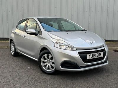 Silver Used 2018 Peugeot 208 Access Hatchback | £5,995 (Fair price)