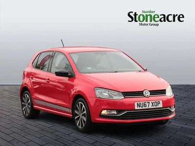 Used VW Polo R-line 88 HP (64 kW) 2017 Red Hatchback