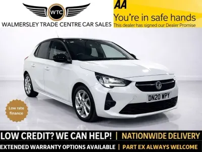 Begagnad Vauxhall Corsa SRi 100 HK (73 kW) 2020 Vit Halvkombi