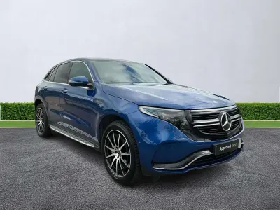 Used Mercedes EQC400 AMG line 300 kW (408 HP) 2023 Blue SUV