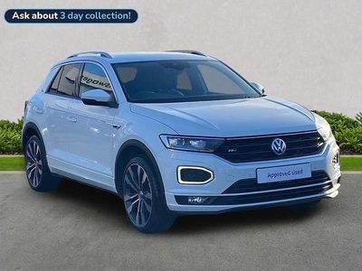 White Used 2019 VW T-Roc R-line SUV | £16,700 (Fair price)