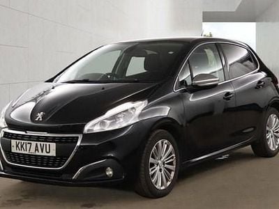 Used Peugeot 208 Allure 82 HP (60 kW) 2017 Black Hatchback