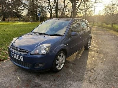 Used Ford Fiesta Zetec 2008 Blue Hatchback