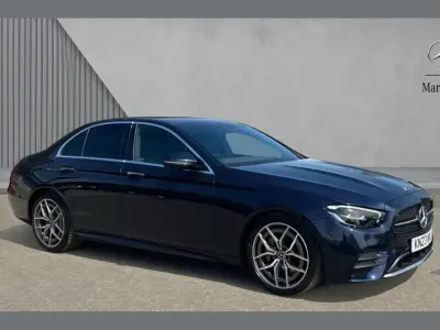 Begagnad Mercedes E200 AMG Line Premium 196 HK (144 kW) 2023 Blå Sedan