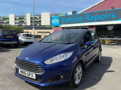 Used Ford Fiesta Zetec 98 HP (72 kW) 2016 Blue Hatchback