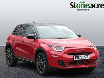 Red New 2025 Fiat 600 La Prima SUV | £18,995
