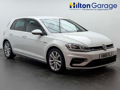 Used VW Golf VII R-line 150 HP (110 kW) 2018 White Hatchback