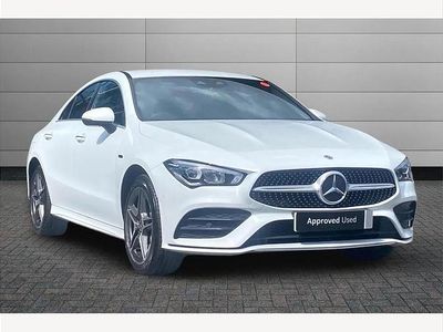 Used Mercedes CLA250e AMG Line Premium 218 HP (160 kW) 2020 White Sedan