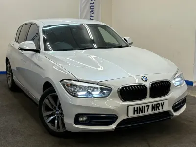 Usado BMW 120 Sport Line 2017 Blanco Utilitario