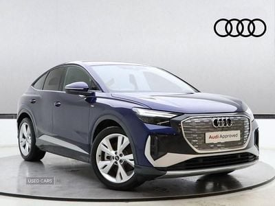 Blue Used 2025 Audi Q4 e-tron S-Line SUV | £33,990 (Fair price)
