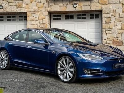 Used Tesla Model S 386 kW (525 HP) 2019 Blue Hatchback