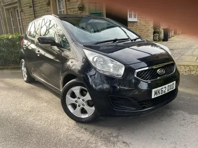 Used Kia Venga 89 HP (65 kW) 2012 Black Hatchback