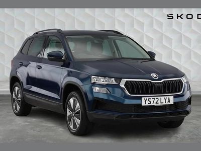 Used Skoda Karoq SE Drive 147 HP (108 kW) 2022 Petrol blue metallic SUV