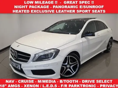 Used Mercedes A220 AMG 170 HP (125 kW) 2014 White Hatchback