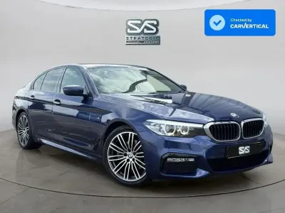 Begagnad BMW 520 M Sport 190 HK (139 kW) 2017 Blå Sedan