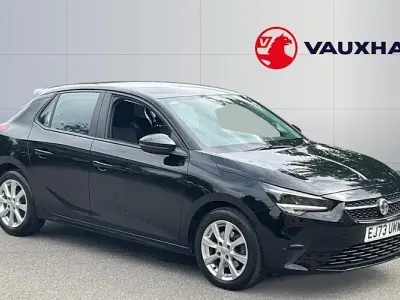 Used Vauxhall Corsa Design Edition 101 HP (74 kW) 2023 Black Hatchback