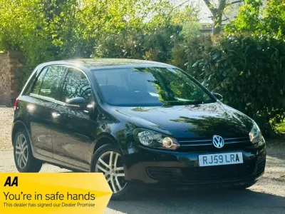 Used VW Golf VI SE 105 HP (77 kW) 2009 Black Hatchback