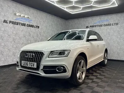 Used Audi Q5 S-line plus 230 HP (169 kW) 2016 White SUV