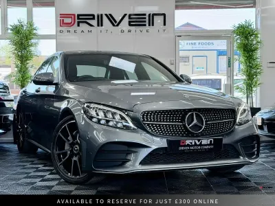 Used Mercedes C220 AMG line 194 HP (142 kW) 2018 Grey Sedan