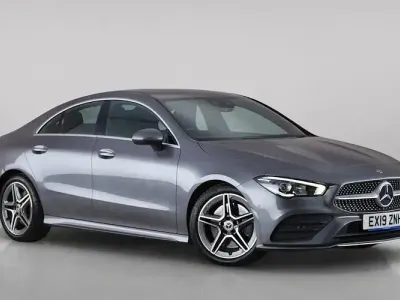Used Mercedes CLA220 AMG line 190 HP (139 kW) 2019 Grey Coupe