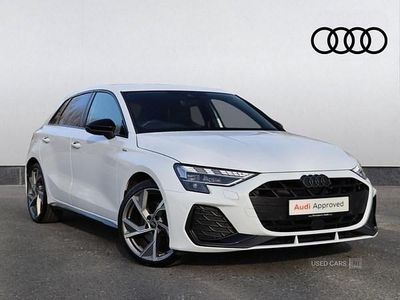 Used Audi A3 Black Edition 150 HP (110 kW) 2025 White Hatchback