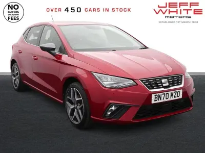 Used Seat Ibiza XCELLENCE Lux 95 HP (69 kW) 2020 Desire red Hatchback