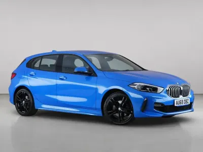 Used BMW 118 M Sport 140 HP (102 kW) 2019 Blue Hatchback