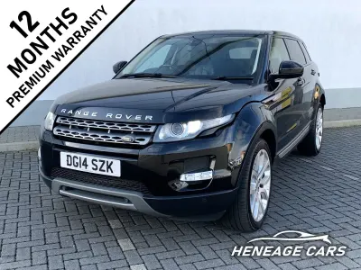 Begagnad Land Rover Range Rover evoque Pure 2014 Svart SUV