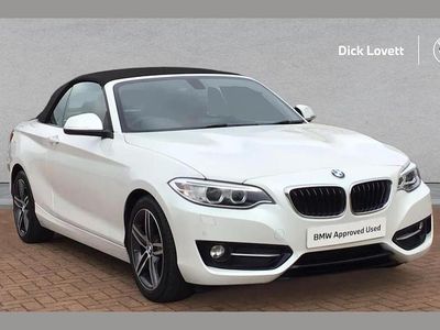 Used BMW 220 Sport Line 181 HP (133 kW) 2017 White Cabriolet