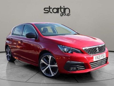 used Peugeot 308 1.2 PURETECH GT PREMIUM EAT EURO 6 (S/S) 5DR PETROL FROM 2021 FROM REDDITCH (B98 0SD) | SPOTICAR