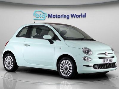 Green Used 2018 Fiat 500 Lounge Hatchback | £6,645 (Fair price)