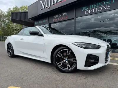 Used BMW 420 M Sport 184 HP (135 kW) 2021 White Cabriolet