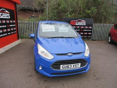 Used Ford B-MAX Zetec 100 HP (73 kW) 2013 Blue MPV