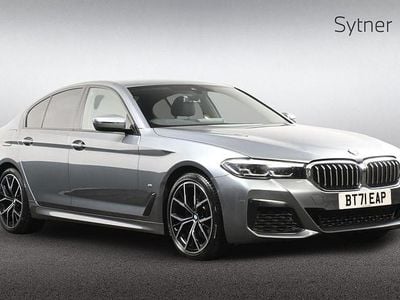 Blue Used 2021 BMW 520 M Sport | £27,000 (Fair price)