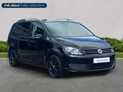 Used VW Touran SE 105 HP (77 kW) 2013 Black MPV