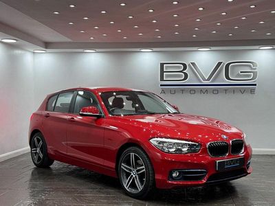 Used BMW 118 Sport Line 2018 Red Hatchback