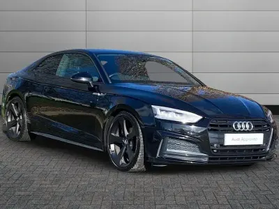 Used Audi A5 Black Edition 190 HP (139 kW) 2020 Black Coupe