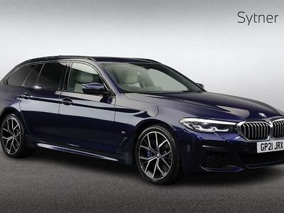 Used BMW 530 M Sport 282 HP (207 kW) 2021 Blue Estate