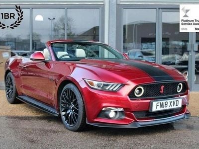 Red Used 2018 Ford Mustang GT Convertible Cabriolet | £30,990 (Fair price)