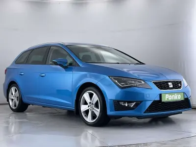 Usado Seat Leon FR 2016 Azul Familiar