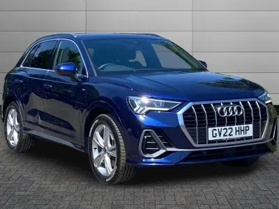 Used Audi Q3 S-Line 242 HP (177 kW) 2022 Blue SUV