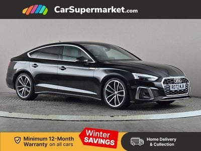 Black Used 2022 Audi A5 S-Line Hatchback | £23,997 (Good price)