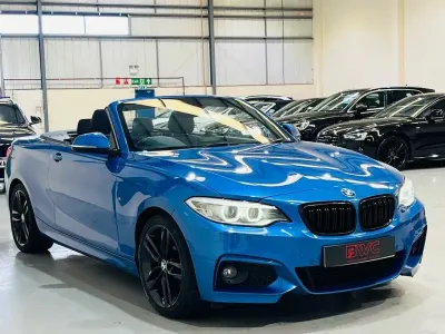 Used BMW 220 M Sport 184 HP (135 kW) 2016 Blue Cabriolet