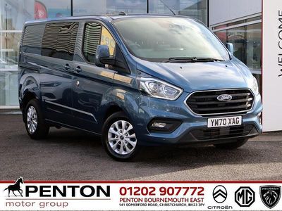 Used Ford Transit Custom Limited 185 HP (136 kW) 2021 Blue Van