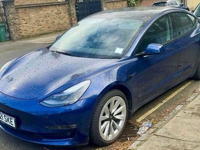 Used Tesla Model 3 Long Range AWD 366 kW (498 HP) 2021 Blue Sedan
