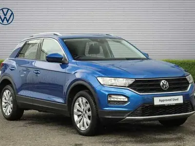 Used VW T-Roc SE 115 HP (84 kW) 2019 Blue SUV