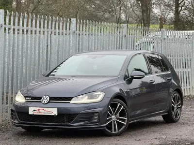 Used VW Golf VII GTD 184 HP (135 kW) 2018 Blue Hatchback
