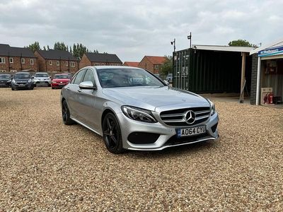 Used Mercedes C220 AMG line 170 HP (125 kW) 2014 Silver Sedan