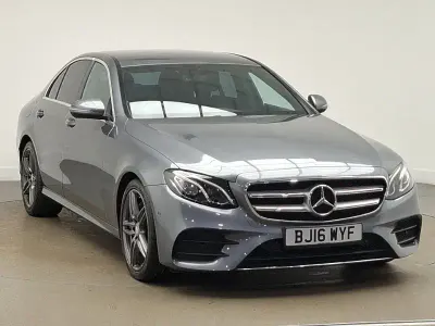 Used Mercedes E220 AMG line 194 HP (142 kW) 2016 Grey Sedan